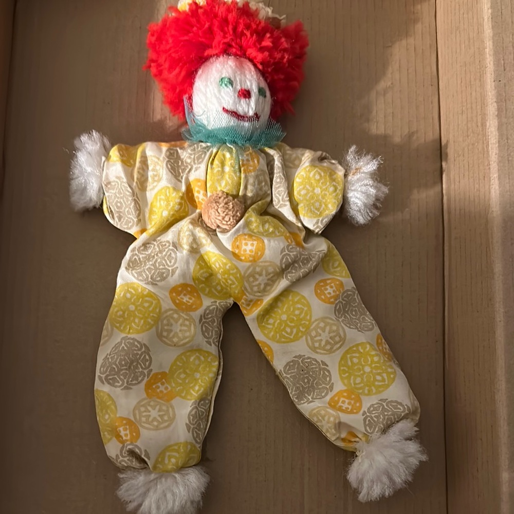 Colorful Clown Plush Toy
